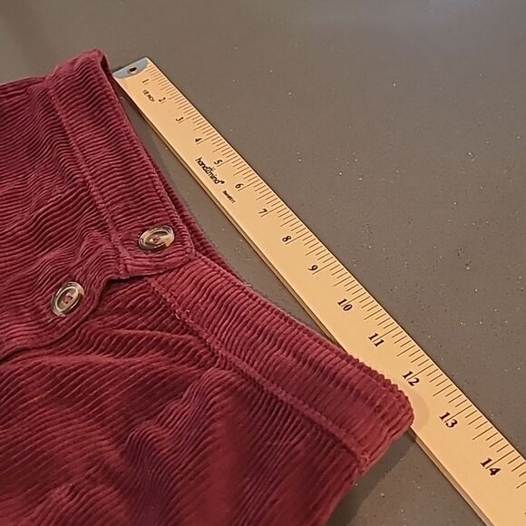 Forever 21 wide wale cordurory mini skirt, button front sz M - Picture 7 of 8